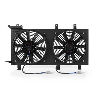 Mishimoto | Subaru Impreza WRX and STI Performance Aluminum Fan Shroud Kit, 2001-2007, Black - 9-2X / WRX / WRX STi 2.0T / 2.5L 