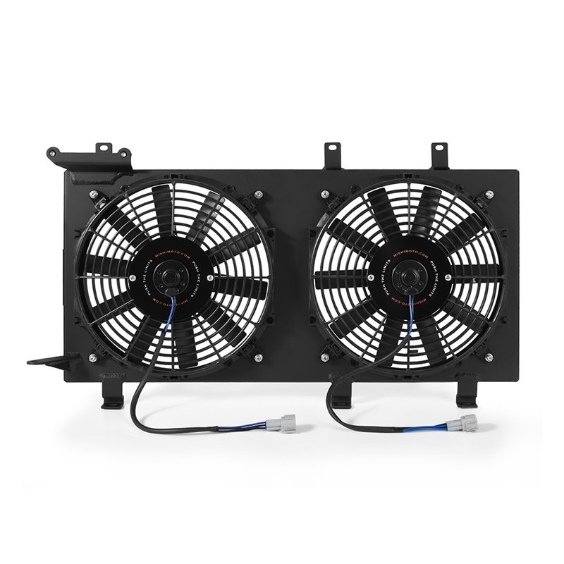 Mishimoto | Subaru Impreza WRX and STI Performance Aluminum Fan Shroud Kit, 2001-2007, Black - 9-2X / WRX / WRX STi 2.0T / 2.5L 
