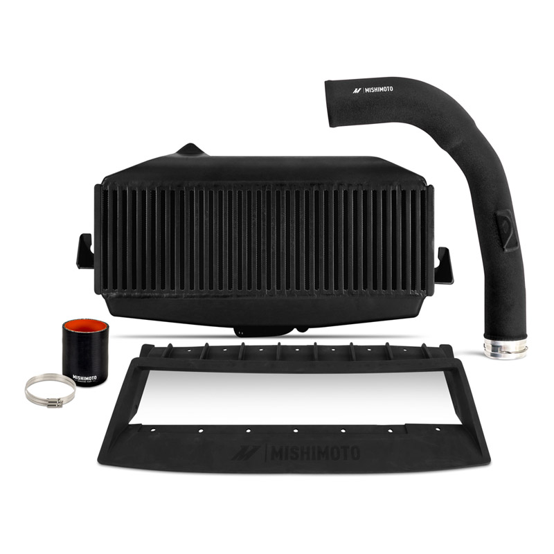 Mishimoto | Top-Mount Intercooler Kit, fits Subaru WRX 2022+, Black Intercooler, Black Pipe - WRX 2.4T 2022-2024