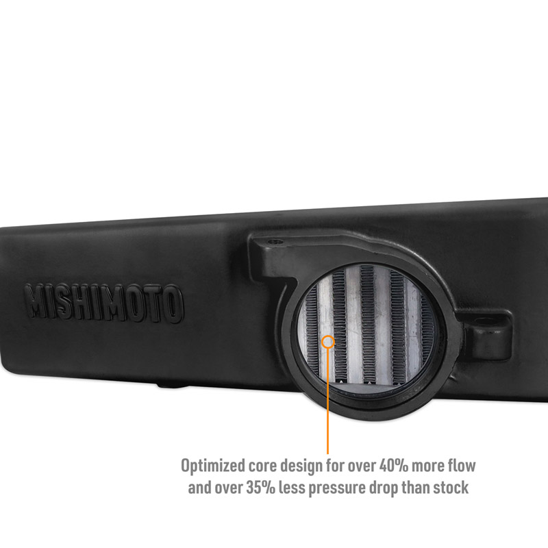 Mishimoto | Top-Mount Intercooler Kit, fits Subaru WRX 2022+, Black Intercooler, Black Pipe - WRX 2.4T 2022-2024