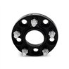 Mishimoto | Wheel Spacers, 5x100, 56.1 Center Bore, M12x1.25, 15mm Thick, Black - Saab / Scion / Subaru / Toyota 1993-2023