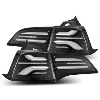 AlphaRex | LED Taillights Jet Black - 3 / Y 2020-2024