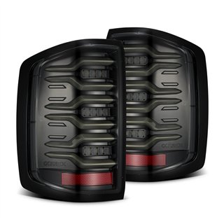 AlphaRex | LED Taillights Alpha-Black - Silverado / Sierra 1500 / 2500 HD / 3500 HD 2014-2019