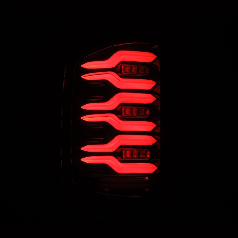 AlphaRex | LED Taillights Alpha-Black - Silverado / Sierra 1500 / 2500 HD / 3500 HD 2014-2019