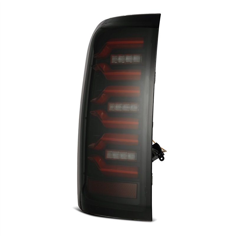 AlphaRex | LED Taillights Black-Red - Silverado / Sierra 1500 / 2500 HD / 3500 HD 2014-2019