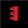 AlphaRex | LED Taillights Black-Red - Silverado / Sierra 1500 / 2500 HD / 3500 HD 2014-2019