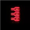 AlphaRex | LED Taillights Black Red - Sierra 2500 HD / 3500 HD 6.0L / 6.6L 2014-2018