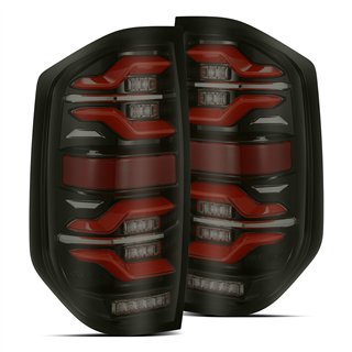 AlphaRex | LED Taillights Black-Red - Tundra 4.0L / 4.6L / 5.7L 2014-2021