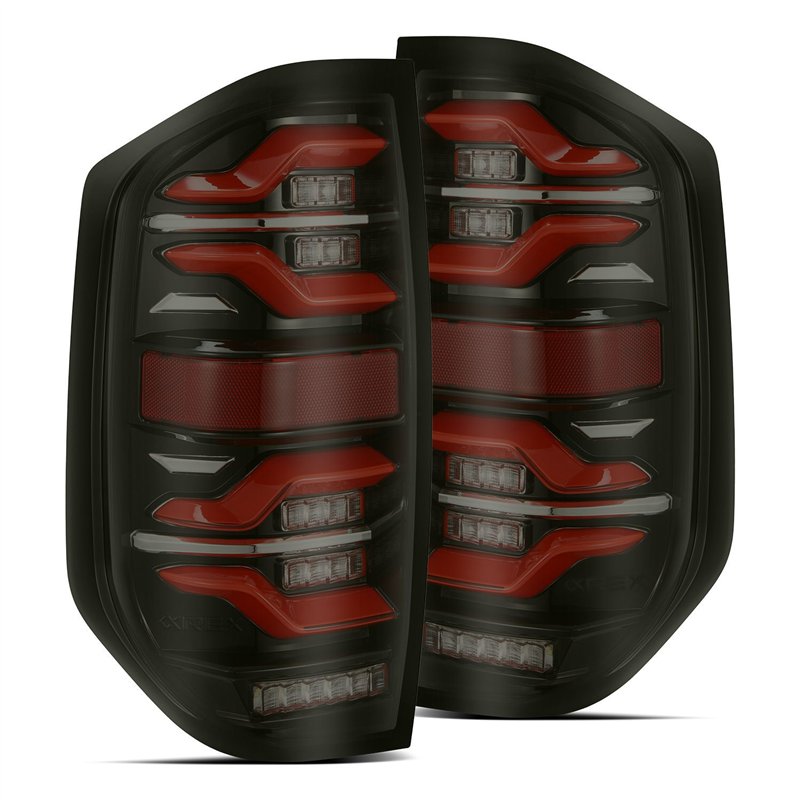 AlphaRex | LED Taillights Black-Red - Tundra 4.0L / 4.6L / 5.7L 2014-2021