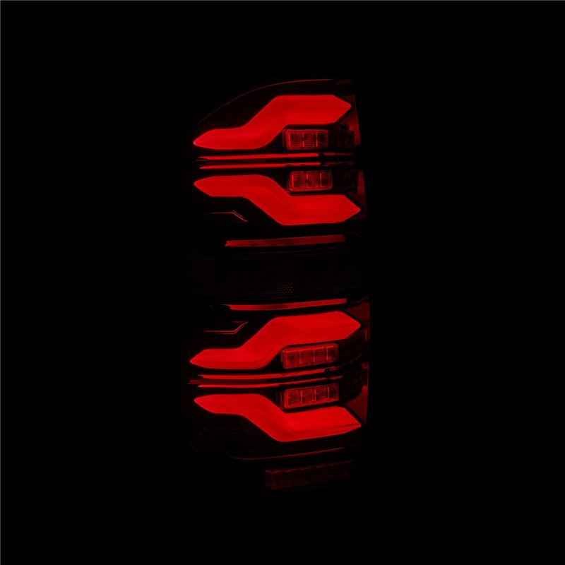 AlphaRex | LED Taillights Black-Red - Tundra 4.0L / 4.6L / 5.7L 2014-2021