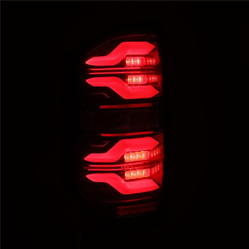 AlphaRex | LED Taillights Black-Red - Tundra 4.0L / 4.6L / 5.7L 2014-2021