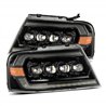AlphaRex | LED Projector Headlights in Alpha-Black - F-150 / Mark LT 2004-2008