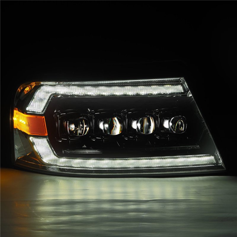 AlphaRex | LED Projector Headlights in Alpha-Black - F-150 / Mark LT 2004-2008
