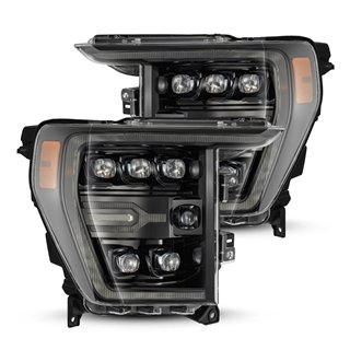 AlphaRex | LED Projector Headlights in Alpha-Black - F-150 / Raptor 2021-2023