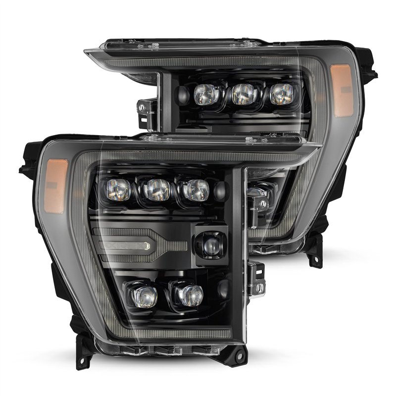 AlphaRex | LED Projector Headlights in Alpha-Black - F-150 / Raptor 2021-2023