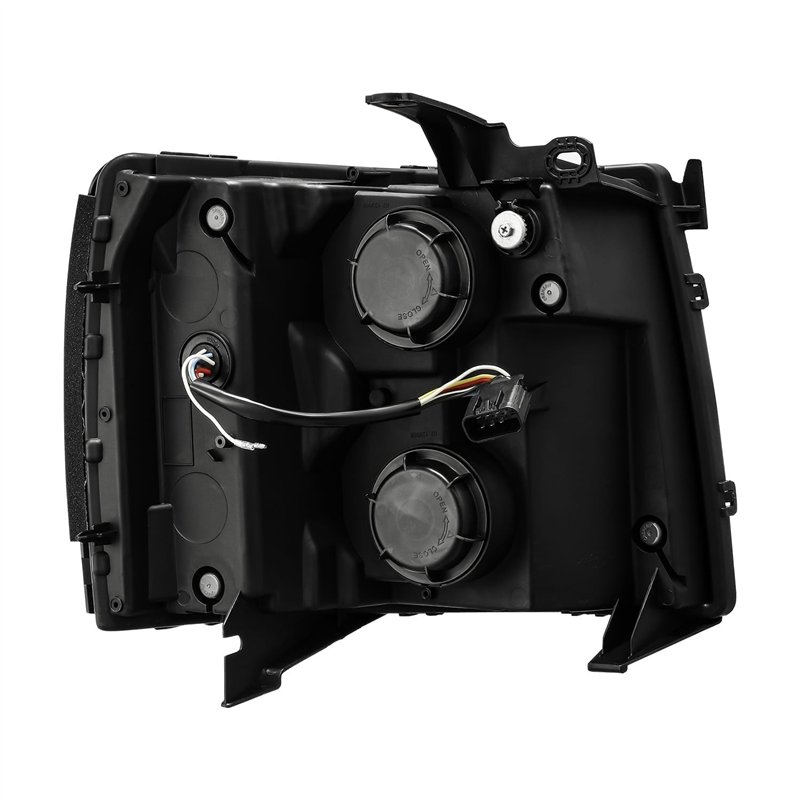 AlphaRex | Projector Headlights Jet Black - Silverado 1500 / 3500 HD 2007-2014