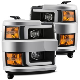 AlphaRex | Projector Headlights Black - Silverado 2500 HD / 3500 HD 6.0L / 6.6L 2019