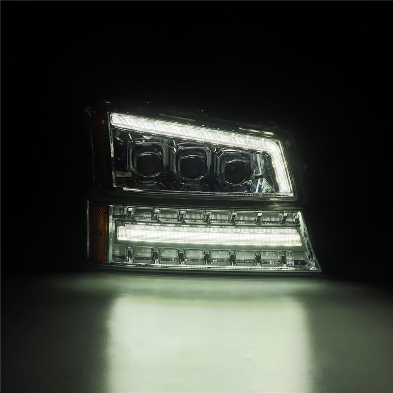 AlphaRex | Projector Headlights Chrome - Avalanche 1500 / Silverado 1500 2002-2006