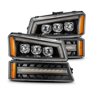 AlphaRex | Projector Headlights Black - Avalanche 1500 / Silverado 1500 2002-2006