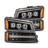 AlphaRex | Projector Headlights Black - Avalanche 1500 / Silverado 1500 2002-2006