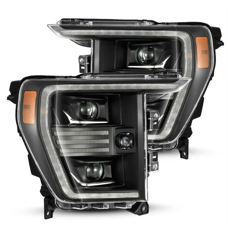 AlphaRex | Projector Headlights Black - F-150 / Raptor 2021-2023