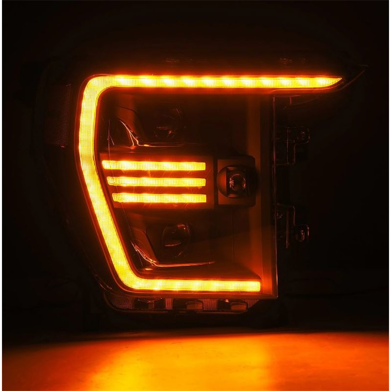 AlphaRex | Projector Headlights Black - F-150 / Raptor 2021-2023