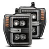 AlphaRex | LED Projector Headlights in Black - F-250 / F-350 2008-2010