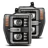 AlphaRex | LED Projector Headlights in Black - F-250 / F-350 2008-2010