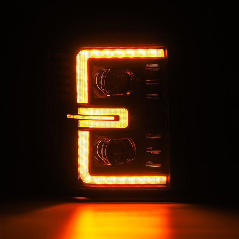 AlphaRex | LED Projector Headlights in Black - F-250 / F-350 2008-2010