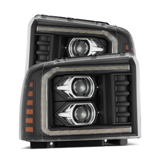 AlphaRex | Projector Headlights Black - F-250 / F-350 2005-2007