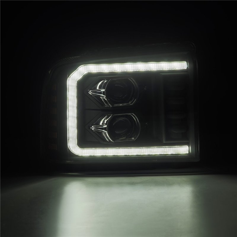 AlphaRex | Projector Headlights Black - F-250 / F-350 2005-2007