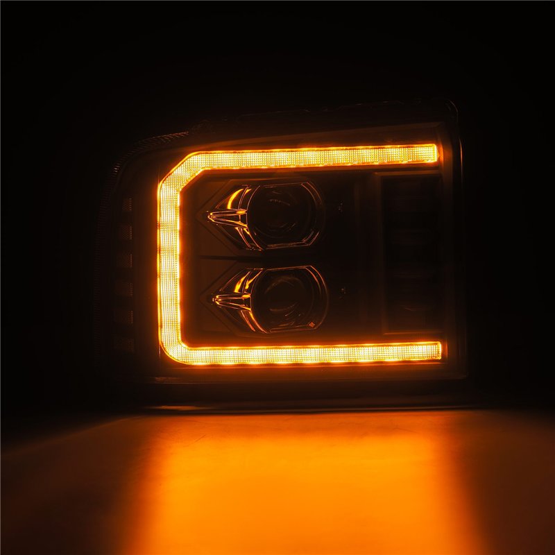 AlphaRex | Projector Headlights Black - F-250 / F-350 2005-2007