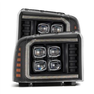 AlphaRex | Projector Headlights Black - F-250 / F-350 2005-2007