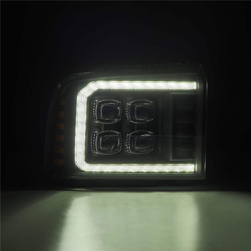 AlphaRex | Projector Headlights Black - F-250 / F-350 2005-2007