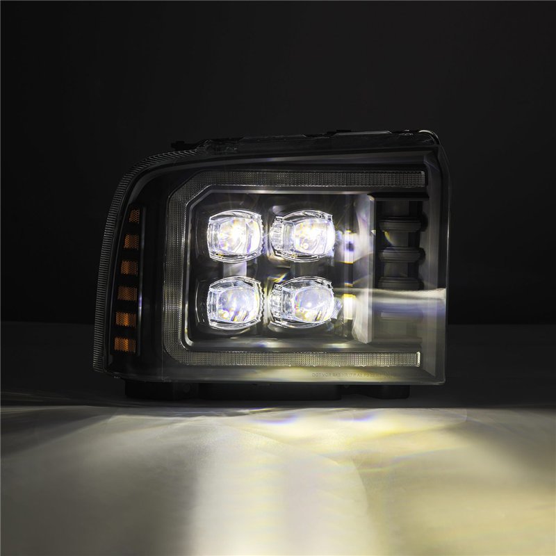 AlphaRex | Projector Headlights Black - F-250 / F-350 2005-2007