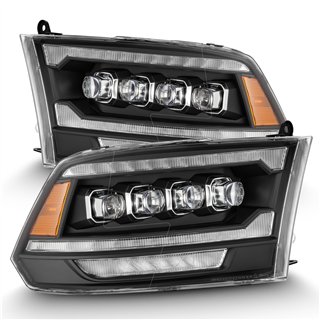 AlphaRex | LED Projector Headlights in Black - Ram 1500 / 2500 / 3500 2009-2018