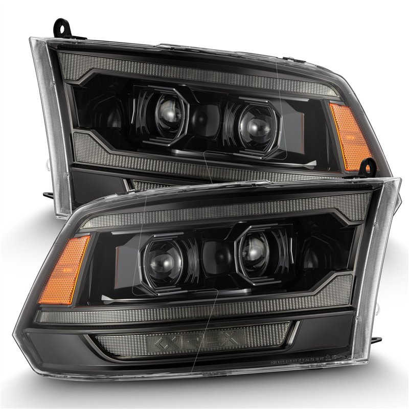 AlphaRex | Projector Headlights Alpha- Black - Ram 1500 / 2500 / 3500 2009-2018