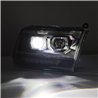 AlphaRex | Projector Headlights Alpha- Black - Ram 1500 / 2500 / 3500 2009-2018