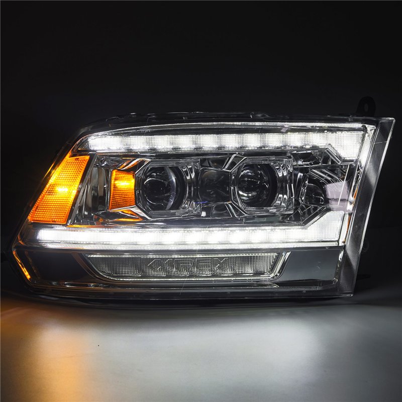 AlphaRex | Projector Headlights Alpha- Black - Ram 1500 / 2500 / 3500 2009-2018