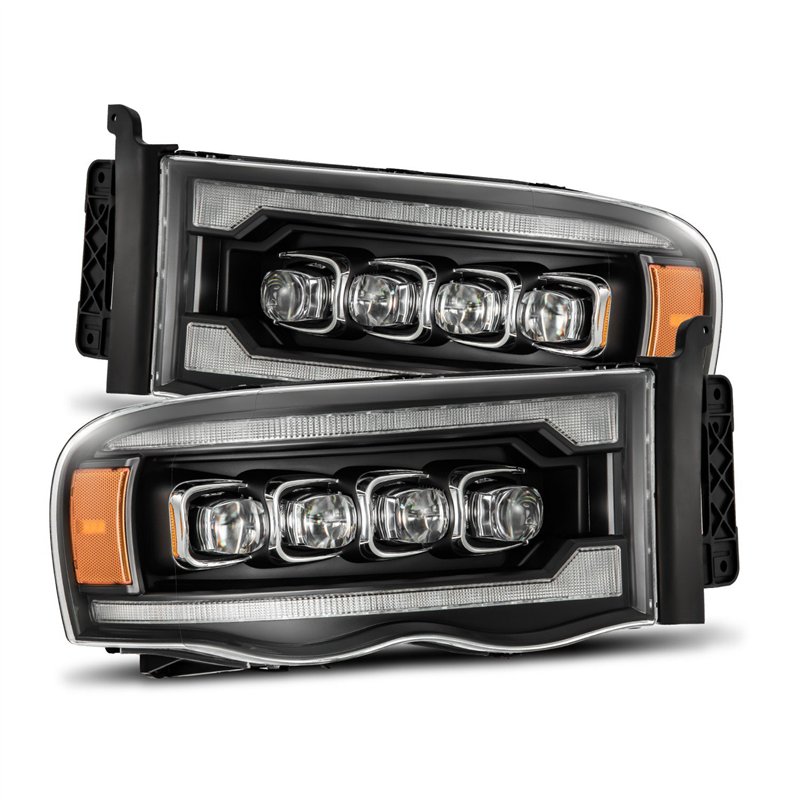 AlphaRex | LED Projector Headlights in Black - Ram 1500 / 2500 / 3500 2002-2005
