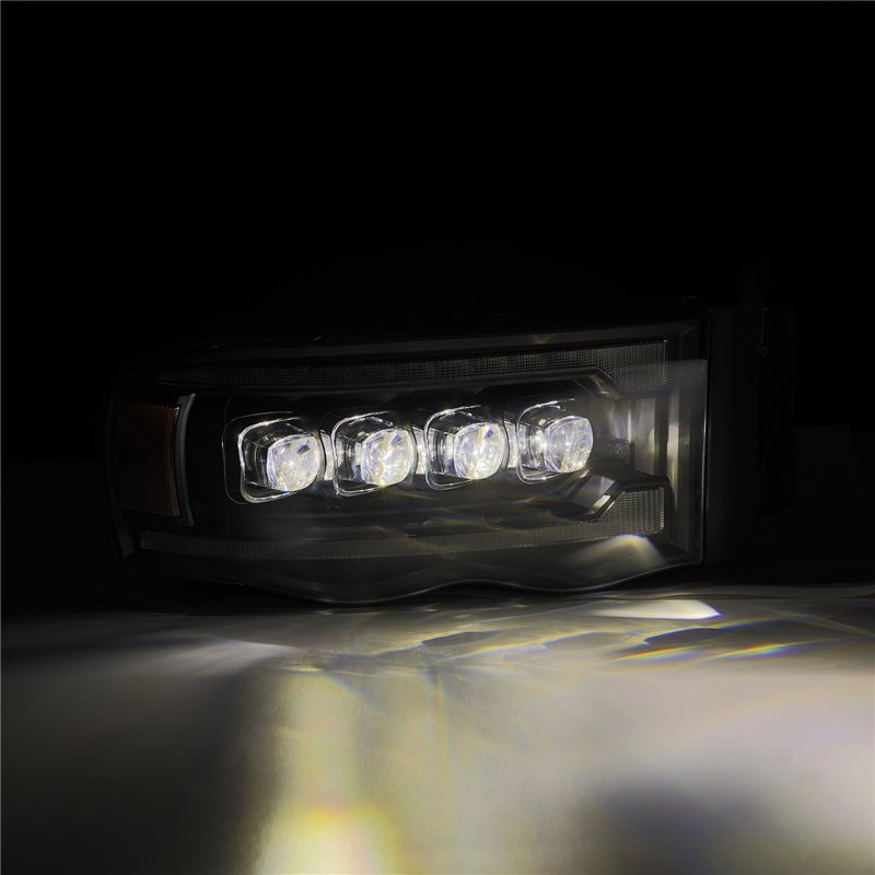 AlphaRex | LED Projector Headlights in Black - Ram 1500 / 2500 / 3500 2002-2005