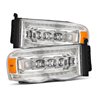 AlphaRex | LED Projector Headlights in Chrome - Ram 1500 / 2500 / 3500 2002-2005