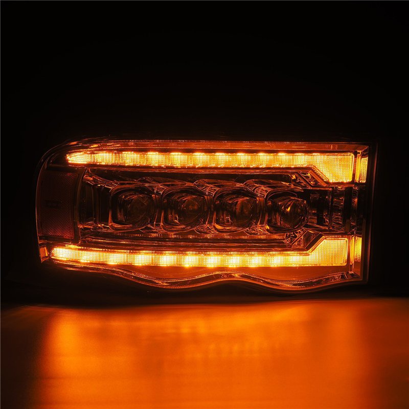 AlphaRex | LED Projector Headlights in Chrome - Ram 1500 / 2500 / 3500 2002-2005