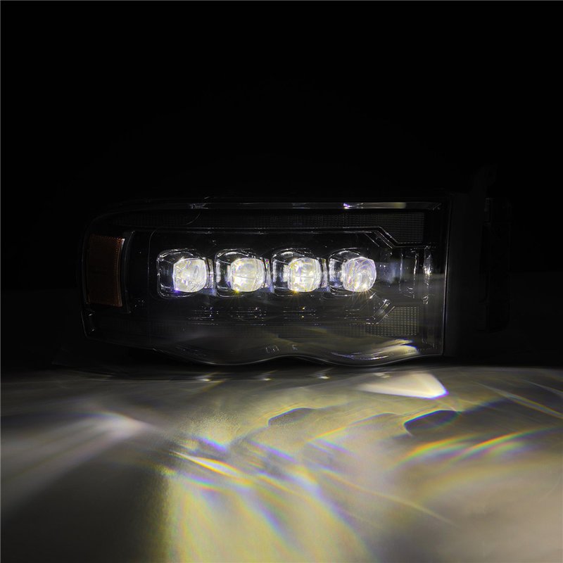 AlphaRex | LED Projector Headlights in Alpha-Black - Ram 1500 / 2500 / 3500 2002-2005