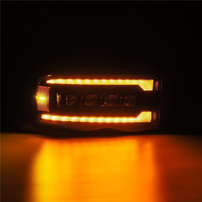 AlphaRex | LED Projector Headlights in Alpha-Black - Ram 1500 / 2500 / 3500 2002-2005