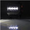 AlphaRex | LED Projector Headlights in Black - Sierra 2500 HD / 3500 HD 6.0L / 6.6L 2015-2018