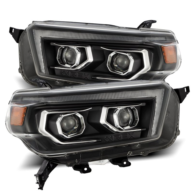 AlphaRex | Projector Headlights Black - 4Runner 2.7L / 4.0L 2010-2013