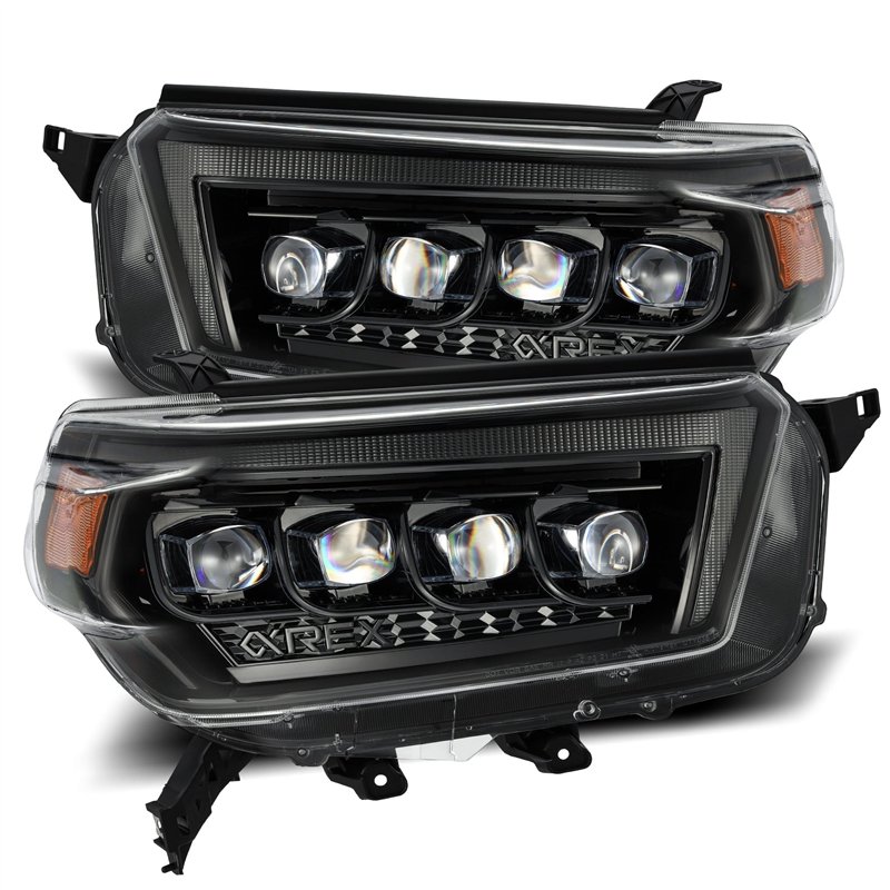 AlphaRex | LED Projector Headlights in Alpha-Black - 4Runner 2.7L / 4.0L 2010-2013