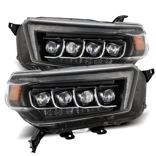AlphaRex | LED Projector Headlights in Black - 4Runner 2.7L / 4.0L 2010-2013