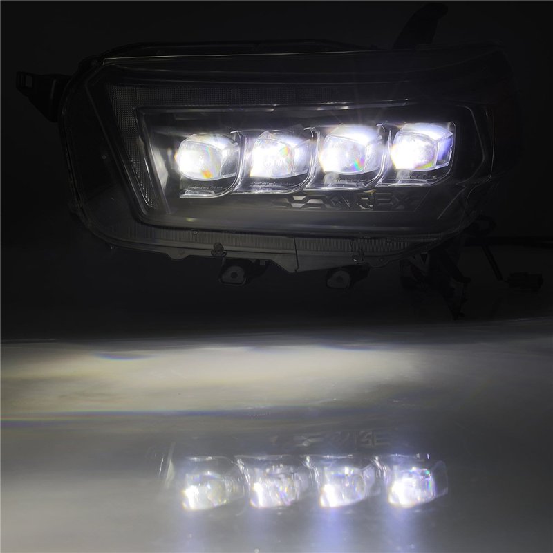 AlphaRex | LED Projector Headlights in Black - 4Runner 2.7L / 4.0L 2010-2013